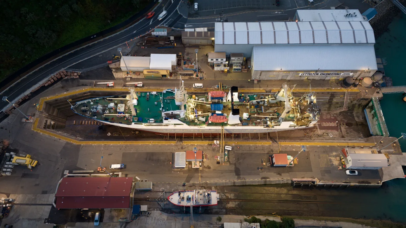 Lyttelton Port Dry Dock — view 3