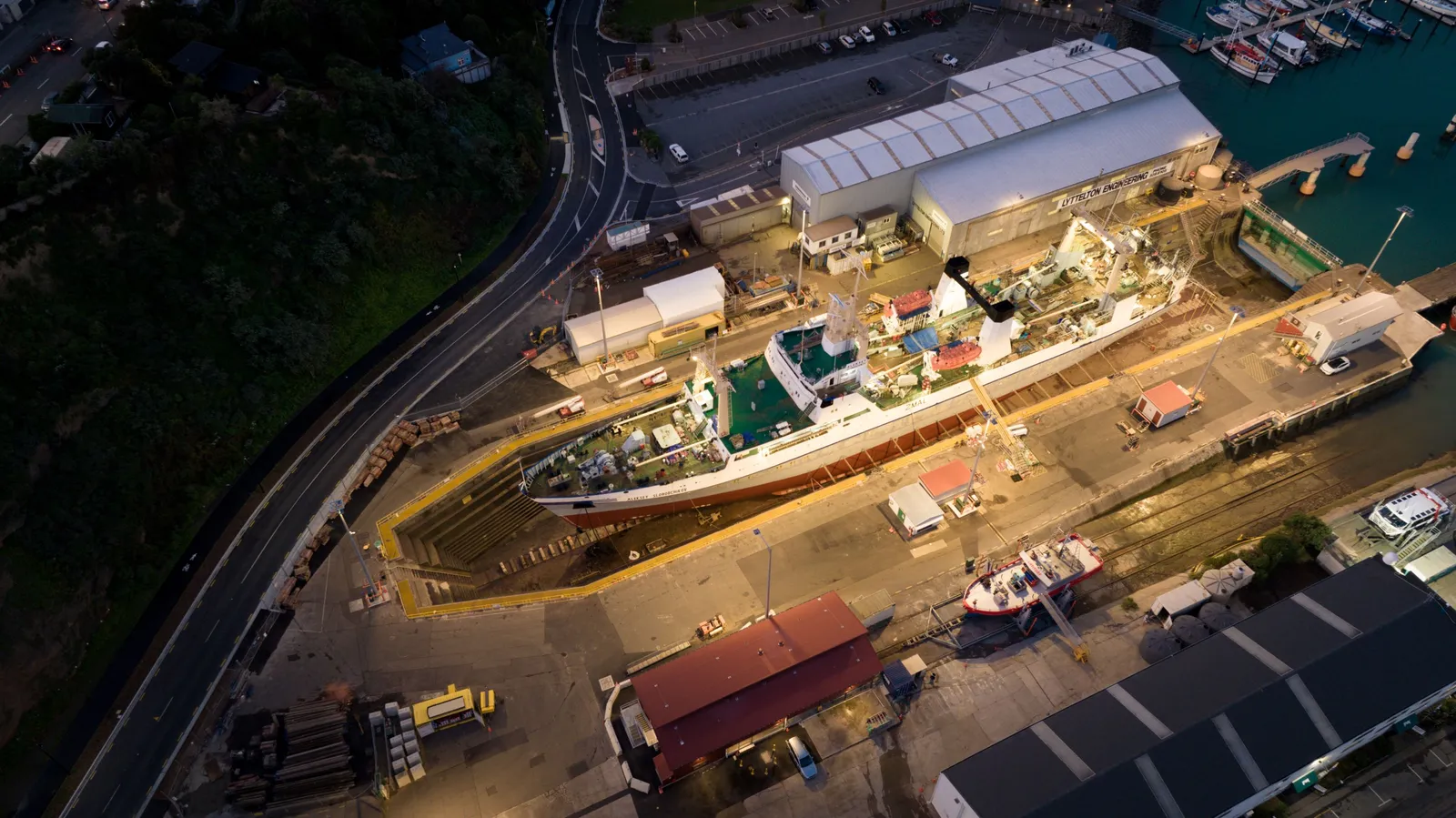 Lyttelton Port Dry Dock — view 6