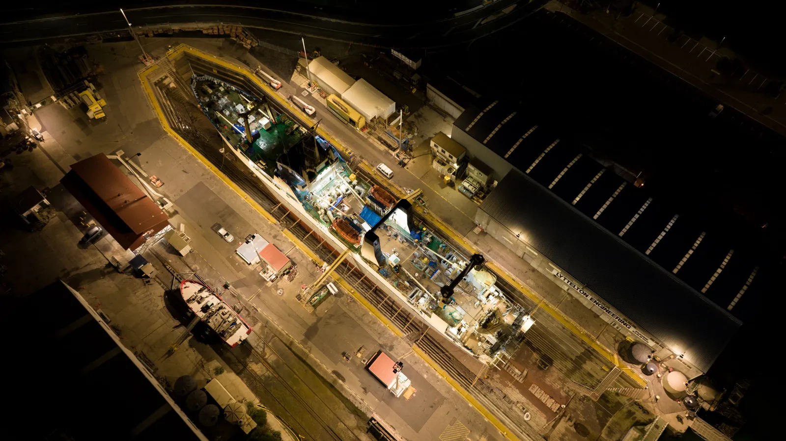 Lyttelton Port Dry Dock — view 15