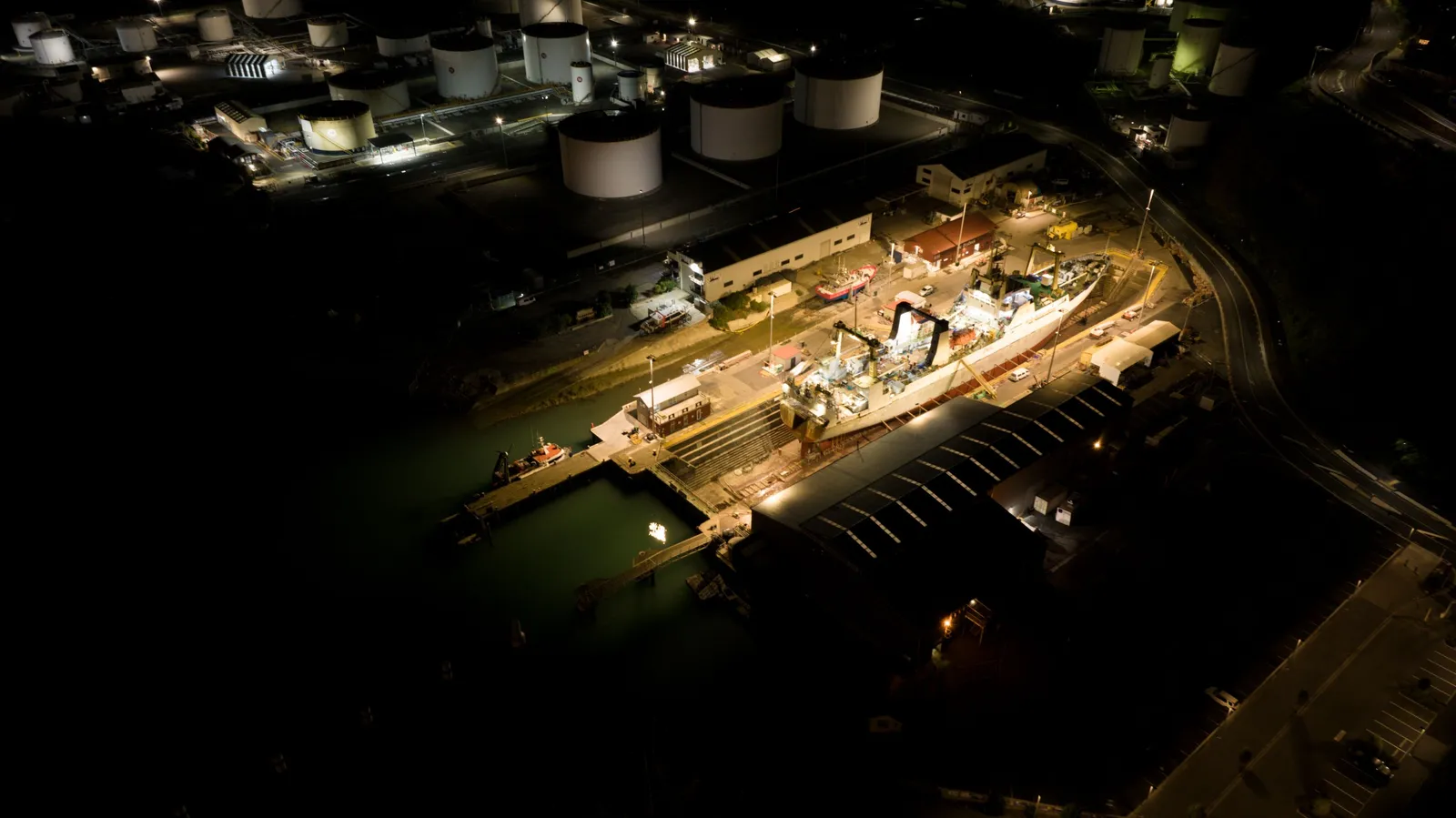 Lyttelton Port Dry Dock — view 16